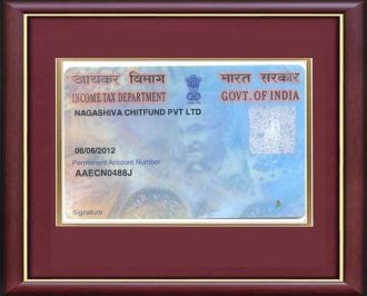 Company Pan Card